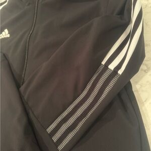 Adidas Aeroready black hooded windbreaker